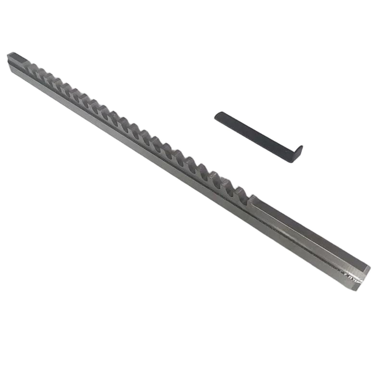 Outil de fraisage de rainure de clavette, Broche de clavette 3/8" C à Pousser, Outil de Coupe en Acier Rapide HSS pour Machine à brocher CNC, Travail des métaux