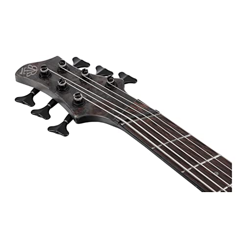 Image of Ibanez Bass Workshop BTB806MS Multi-scale 6-string Bass Guitar - Transparent Gray Flat
