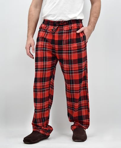 Image of Andrew Scott Men's Flannel Drawstring Pajama Pants | Plush Flannel Fleece | Pockets | Drawstring
