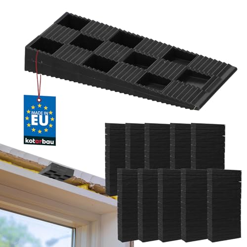 KOTARBAU 250er Set Montagekeile Kunststoff Schwarz