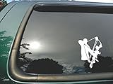 Archer Pointing Down- Die Cut Vinyl Window Decal/sticker for Car or Truck 4.5