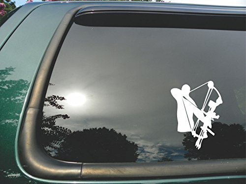 Archer Pointing Down- Die Cut Vinyl Window Decal/sticker for Car or Truck 4.5
