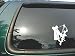 Archer Pointing Down- Die Cut Vinyl Window Decal/sticker for Car or Truck 4.5"x6"
