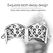 YiFeng Stainless Steel Bondage Kali's Teeth 4 Rows Ring Male Chastity Device ZCS36