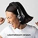 Skullcandy Icon ANC Wireless On-Ear Bluetooth Headphones, Active Noise Cancelling, 60 Hours Battery, Sweat Water Resistant, Foldable Durable Travel Ready, Microphone for iPhone Android - True Black