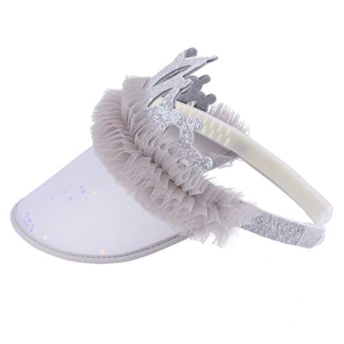 Amosfun Crianças Viseira de Sol Crianças Chapéu de Sol Viseira Uv Chapéu Verão Cap Praia Viseira de