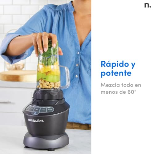 Batidora multifuncional de vaso nutribullet Blender Combo NBF500DG de 1200 W 7