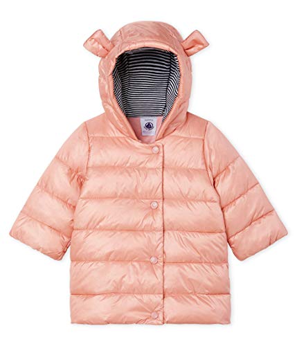 Petit Bateau Doudoune_5051303 Chaqueta, Rosa (Fleur 03), 86 (Talla del Fabricante: 18M/81centimeters) para Bebés
