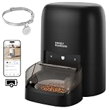 HoneyGuaridan RFID Automatic Cat Feeder with Collar...