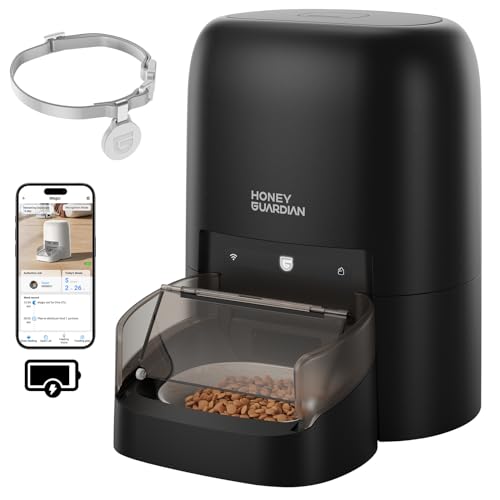 HoneyGuaridan RFID Automatic Cat Feeder with Collar Tag-Acti