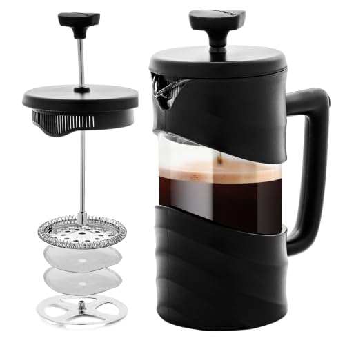 OVENTE 12oz French Press Coffee Maker with...