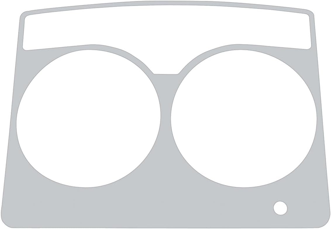 United Pacific 21810 Stainless Speed/Tachometer Dash Panel Trim for 2006+ Kenworth