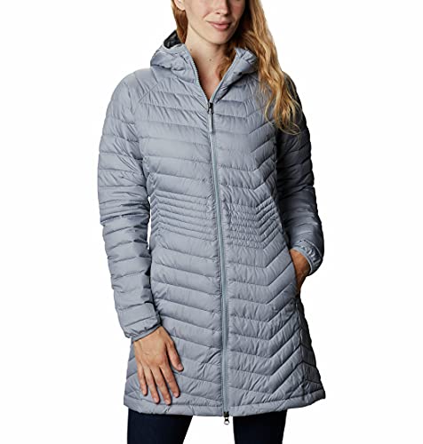 Image of Columbia Women Solid Powder Lite Mid Jacket Hoodie