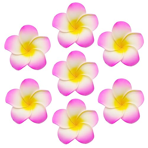 Ewandastore 100個直径2.0インチ人工プルメリアハワイアンFoamソケイ花花びら結婚式、パーティーの装飾 ピンク EWD558