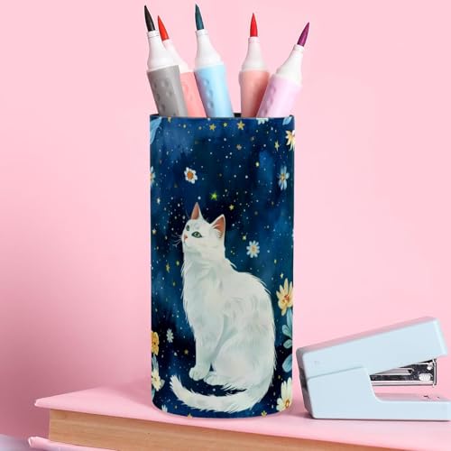 Pot à crayons de bureau fleuri et boîte à musique déco maison - 7