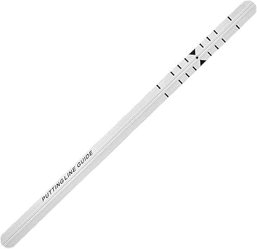 Putting Rail, Golf Putter, Practice Equipment, Putter Mat, Putter Practice Mat, Improves Hitting Accuracy, Golf Putting Line Guide, Focus, Aluminum, Increases Distance, Improves Balance, Golf Putter