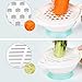 Matyz Versatile Baby Food Maker Set - Toddler Mill with Mash Bowl, Hand Masher, Citrus Juicer, Grater - Making Homemade Baby Food - Fruits and Vegetables Masher - No BPA (Mint Green)