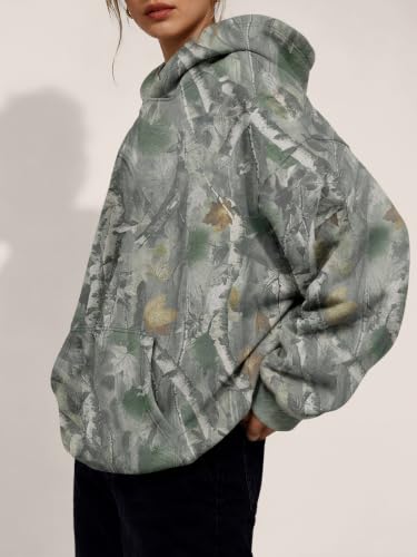 Image of Trendy Queen Women Oversized Hoodies Fall Outfits | Gentle Skin Feel, Aesthetic Drop Shoulder, Large Kangaroo Pocket, Seamless Daily Outfit Match
