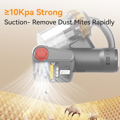 ELUO-Bed-Vacuum-Cleaner-with-UV-C-Light-High-Heating-Tech-Over-10Kpa-Suction-400W-Powerful-Double-Cup-Handheld-Vacuums-for-Dust-Pet-Hair-with-HEPA ELUO Bed Vacuum Cleaner with UV C Light High Heating Tech Over 10Kpa Suction 400W Powerful Double Cup Handheld Vacuums for Dust Pet Hair with HEPA