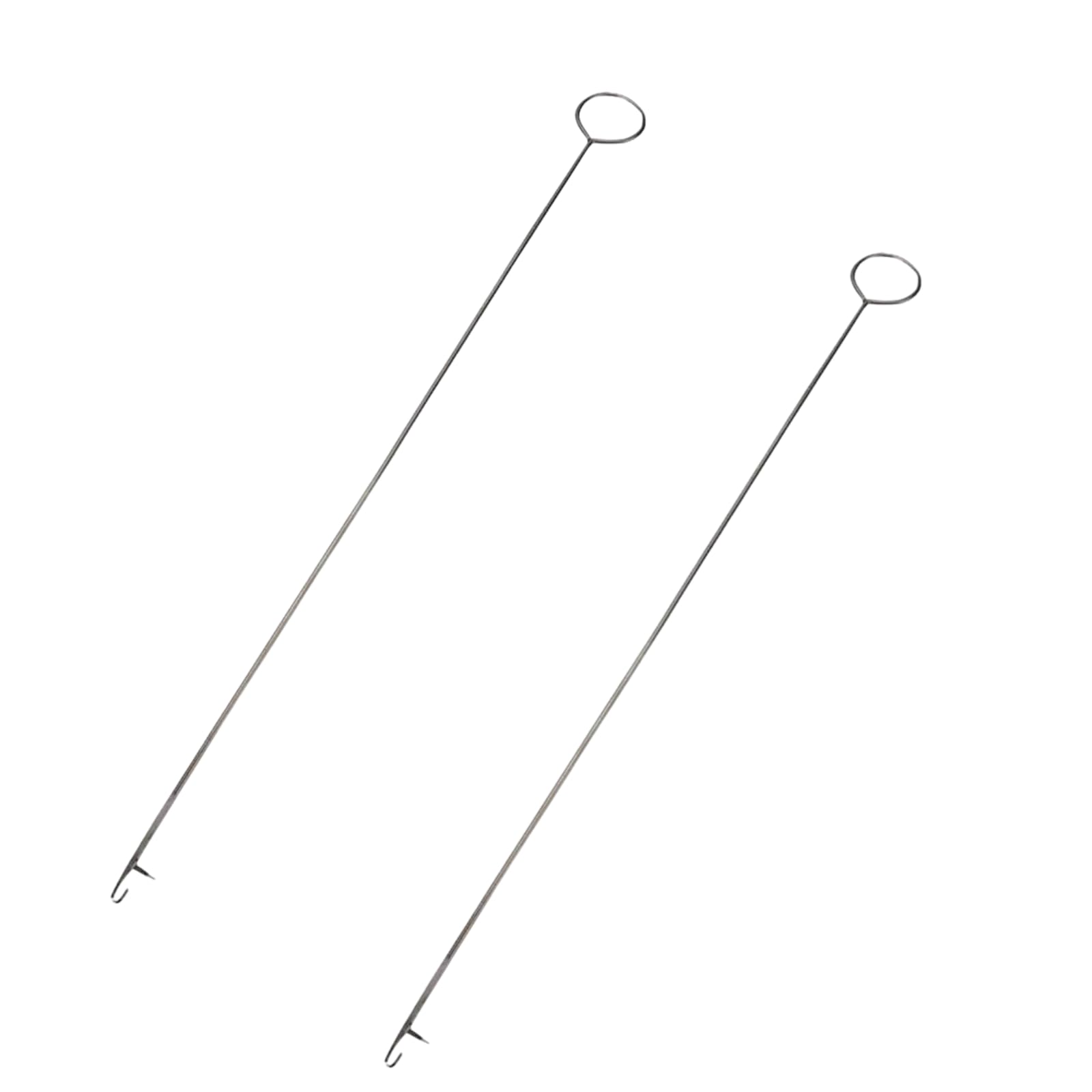 2Pcs Stainless Steel Sewing Loop Turner Hook for Turning Fabric Tubes Straps Belts Strips for Handmade DIY Sewing Tools Attractive Sewing Tools
