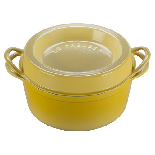 Le Creuset Enameled Cast Iron Round Doufeu, 41/2Quart, Soleil