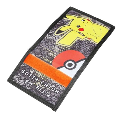 William Lamb Pokemon Pikacku Character - Portafoglio Da Viaggio In Tre Parti, Colore Nero, Taglia Unica, 8,5 Cm (Larghezza) X 12 Cm (Altezza) X 1 Cm (Profondità), Giallo, Taglia Unica, Casual - 2
