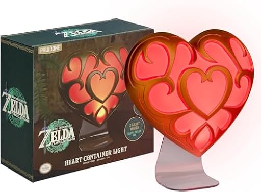 Paladone The Legend of Zelda Heart Container Light - Officially Licensed Nintendo Lamp for Game Room, 2 Light Modes, Mood Lighting Gift for Gamers | Ya disponible en tu tienda friki favorita! En mundofriki.es! Paladone The Legend of Zelda Heart Container Light - Officially Licensed Nintendo Lamp for Game Room, 2 Light Modes, Mood Lighting Gift for Gamers | Ya disponible en tu tienda friki favorita! En mundofriki.es!