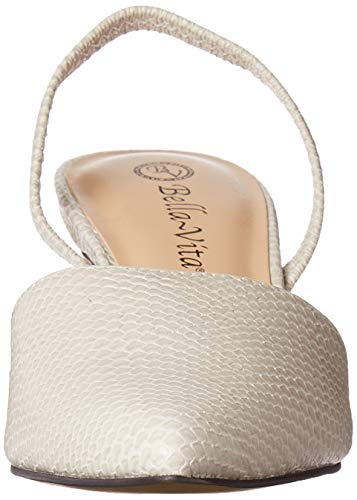 Bella Vita Sarah Ii Slingback Dress Shoe Pump, Natural Snake, 9 M Us #TOP1