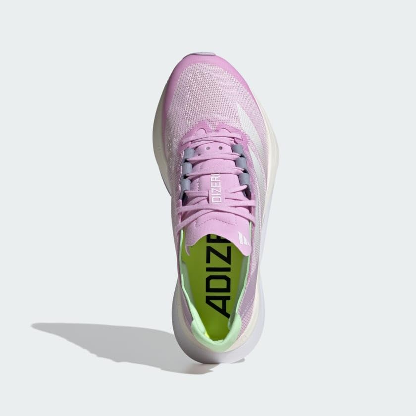 Image of adidas Womens Adizero Boston 12 Running Sneakers Shoes - Blue