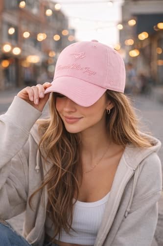 47 Toronto Blue Jays Pink Dad Hat – Adjustable Strapback Baseball Cap, 100% Cotton, Unstructured Relaxed Fit, Curved Brim, Unisex Adult - 2