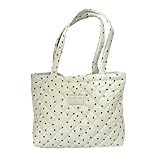 Artisanat en mélange de coton polyester, intérieur spacieux et coutures renforcées, adapté pour organiser les objets essentiels.
