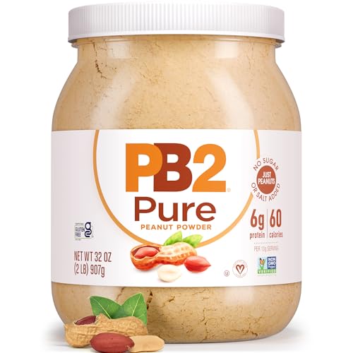 PB2 Pure Peanut Butter Powder - [2 lb/32 oz Jar]