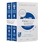 Cleanmarine Krill Oil – Packed with EPA & DHA – Omega 3 with Added Astaxanthin and Choline – Vitamin D – Heart, Eye & Brain Health – Joint & Immune Support - 120 Capsules - Multipack