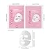 Bio Collagen Face Mask, Firm Skin Deep Hydrating Masks for Wrinkle Reduction and Pore Minimization, Overnight Hydrating Face Mask for All Skin Types (1 BOX-4PCS)