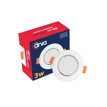 Arva 6 Watt Pink SPECTRA Downlight | Energy Saving Bulb with 1 Year Warranty - Pack of 4