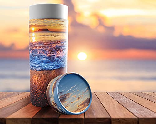 Image of Hawaiian Sunset Scattering Urn Eco Friendly Adult - Bisodegradable & Cremation Urn for Adult Ashes - Scattering Tube