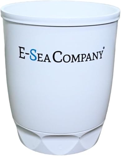 E-Sea Cup Original-(Blanco). Soporte para tazas montado con succión resistente. Perfecto para barcos, tablas de remo y mucho más