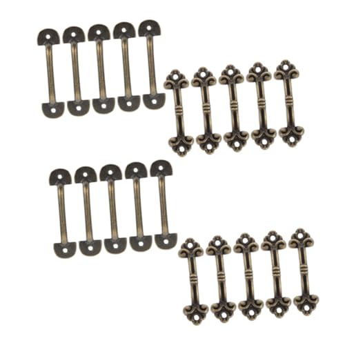 Abaodam アンティーク調ミニキャビネットプル 亜合製 耐久性あり 引き出し 前扉用装飾取っ手 ワードローブ キッチン収納向け