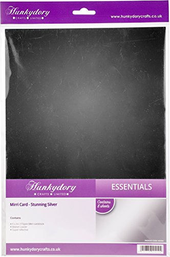 Papier cartonné Mirri argenté effet miroir pour découpe précise A4