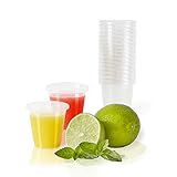 🌱 PRAKTISCH - Der Einwegbecher kann kreativ genutzt werden. Ob als Becher für Schnaps oder Snacks. Die kompostierbaren Partybecher sind bis max. 40°C wärmebeständig!