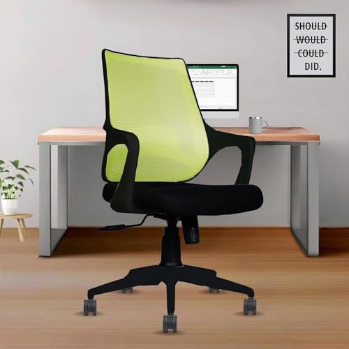Image of Ergonomic Mesh Office Chair for Home & Office with High Comfort Seating, Adjustable Tilt, Swivel, and Casters