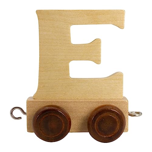 GICO Lettere in Legno, Lettera Train Train, Locomotiva, Waggon, A-Z, Altezza. 5,5 cm