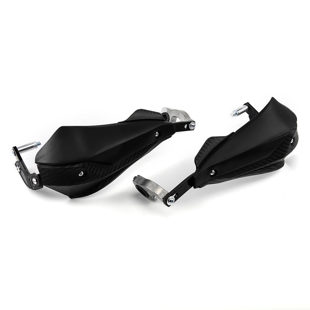 Paramani per moto da cross da 7/8“ 22 mm e 1 1/8” 28 mm con protezioni per le mani per moto da cross compatibili con ATV, moto da cross, supermoto, moto da corsa e moto da cross (Nero)