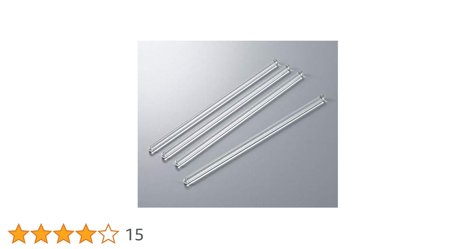 Amazon | アズワン ガラス製撹拌棒 10本入 3-200 /3-8407-01 | 攪拌棒