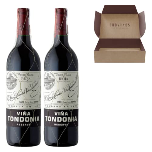 Vino Rioja Viña Tondonia - Pack 2 Botellas de Vino Tinto 75cl - Mejor Selección ENOVINOS