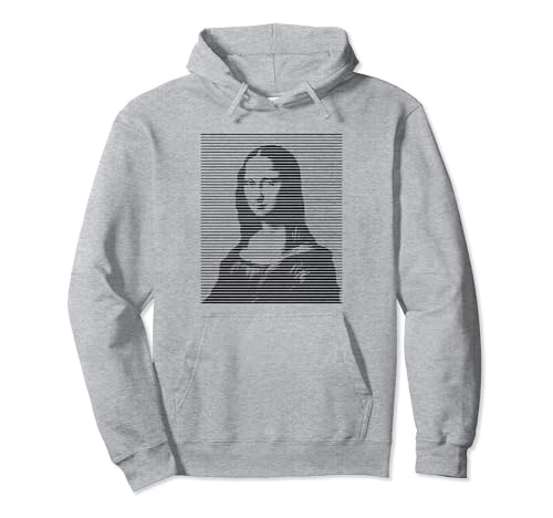Funny Mona Lisa Painting da Vinci Art Banda sonora Amante de la música Sudadera con Capucha