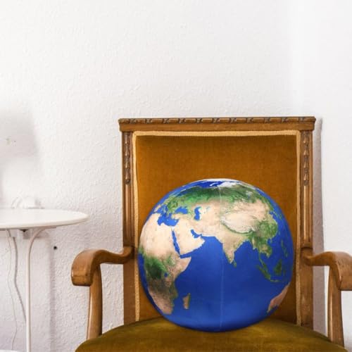 Coussin Terre en peluche de l'espace pour déco canapé - 7