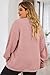 Eytino Women Plus Size Crewneck Long Sleeve Sweatshirts Oversized Casual Thin Pullover Tops Shirts,5X Pink