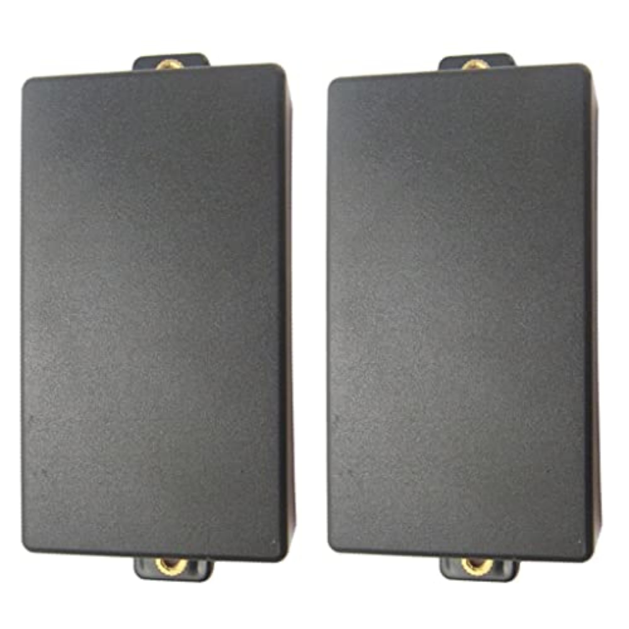 Electric Guitar Pickup Humbucker Covers, Double Black