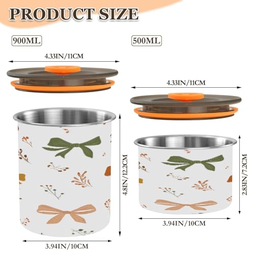 Lata de Café ATTX 900ml Acero Inoxidable Hermética miniatura 2